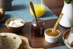 Tartineur courbe Bérard fait main en olivier 15,5cm