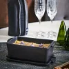 Terrine avec presse Peugeot en céramique ardoise