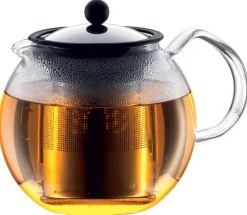 Théière Bodum Assam à piston avec filtre inox - 1L 8 tasses