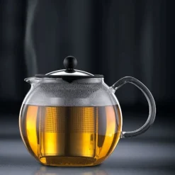 Théière Bodum Assam à piston avec filtre inox - 1.5L 12 tasses