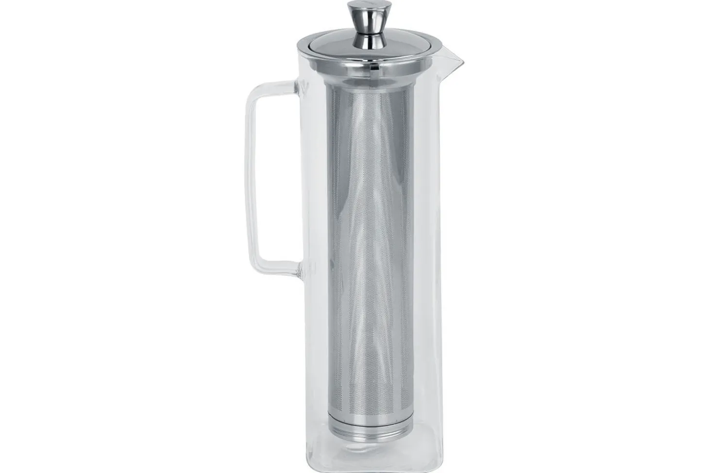 Théière Cristel Long Island 1,5L en verre borosilicate avec filtre démontable