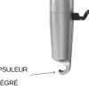 Tire-bouchon aluminium Lance coloris métal fabriqué en France