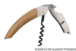 Tire-bouchon sommelier Ligne W Signature manche en chêne