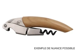 Tire-bouchon sommelier Ligne W Signature manche en chêne