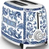 Toaster SMEG 2 tranches Dolce & Gabbana Blu Mediterraneo