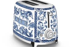 Toaster SMEG 2 tranches Dolce & Gabbana Blu Mediterraneo