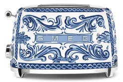 Toaster SMEG 2 tranches Dolce & Gabbana Blu Mediterraneo