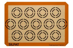 Toile de cuisson spéciale cookies Silpat en silicone et toile de verre 42x29,5cm