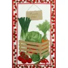 Torchon de cuisine Beauvillé Petit Marché fabriqué en France 50x80cm