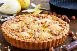 Tourtière cannelée en fer blanc