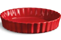 Tourtière haute cannelée Émile Henry 28cm en céramique