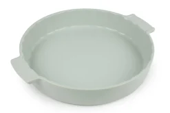 Tourtière Peugeot Appolia en céramique vert sauge diamètre 28cm