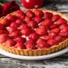 Tourtière ronde cannelée Gobel anti-adhérent fond fixe - Diamètre 26cm