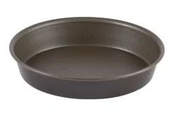 Tourtière ronde unie Gobel anti-adhérent fond fixe