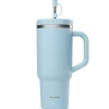 Travel cup isotherme Qwetch Matt inox recyclé 900ml – 8 coloris