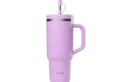 Travel cup isotherme Qwetch Matt inox recyclé 900ml – 8 coloris