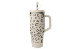 Travel cup isotherme Qwetch Matt inox recyclé 900ml – 8 coloris