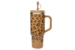 Travel cup isotherme Qwetch Matt inox recyclé 900ml – 8 coloris