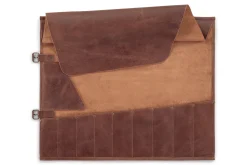 Trousse artisanale en cuir pleine fleur Witloft Buffalo Collection 9 emplacements