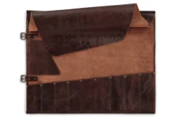 Trousse artisanale en cuir pleine fleur Witloft Buffalo Collection 9 emplacements
