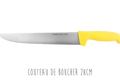 Trousse 6 couteaux de boucher + 1 fusil Pradel Excellence