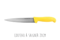 Trousse 6 couteaux de boucher + 1 fusil Pradel Excellence
