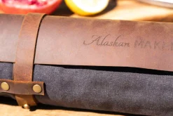 Trousse à couteaux vide Alaskan Maker Chef - 61x38,5cm avec 9 emplacements