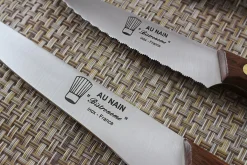 Trousse en cuir 5 couteaux de cuisine Au Nain Bistronome