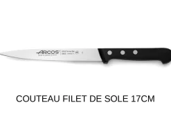 Trousse 8 places Arcos & Euro-Toques Universal + 5 couteaux forgés + 1 éplucheur