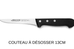Trousse 8 places Arcos & Euro-Toques Universal + 5 couteaux forgés + 1 éplucheur