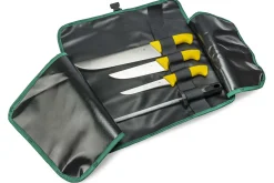 Trousse professionnelle de boucher 3 couteaux + 1 fusil Sanelli Skin
