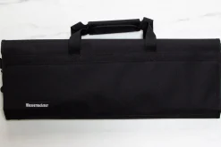 Trousse vide noire 12 emplacements en bouteille recyclée Messermeister Preservation