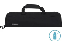 Trousse vide noire 5 emplacements en bouteille recyclée Messermeister Preservation