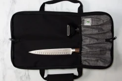 Trousse vide noire 5 emplacements en bouteille recyclée Messermeister Preservation