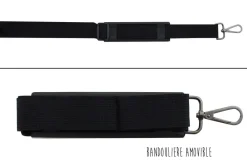 Trousse vide Wusaki pour 9 couteaux et ustensiles + 2 poches de rangement