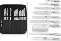 Valise de 9 couteaux Pradel Excellence acier tout inox