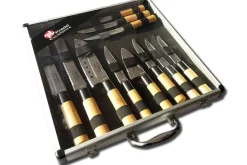 Valise de 11 Couteaux type Japonais Pradel Excellence