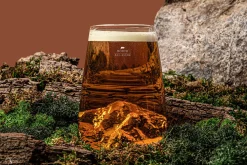 Verre à spiritueux long Alaskan Maker Topographic Monch en verre cristallin