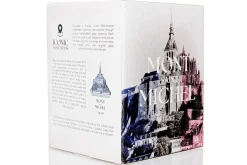 Verre à spiritueux long Alaskan Maker Iconic Monuments Mont Saint-Michel en verre cristallin