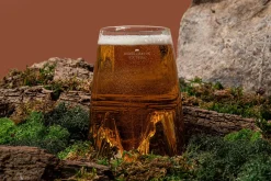 Verre à spiritueux long Alaskan Maker Topographic Grand Canyon en verre cristallin