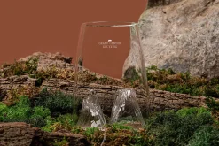 Verre à spiritueux long Alaskan Maker Topographic Grand Canyon en verre cristallin