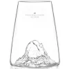 Verre à spiritueux long Alaskan Maker Topographic Pic du Midi en verre cristallin