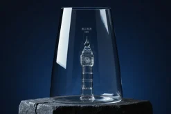 Verre à spiritueux long Alaskan Maker Iconic Monuments Big Ben en verre cristallin