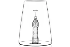 Verre à spiritueux long Alaskan Maker Iconic Monuments Big Ben en verre cristallin