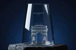 Verre à spiritueux long Alaskan Maker Iconic Monuments Arc de Triomphe en verre cristallin