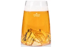 Verre à spiritueux long Alaskan Maker Topographic Zugspitze en verre cristallin