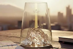 Verre à spiritueux long Alaskan Maker Topographic Zugspitze en verre cristallin