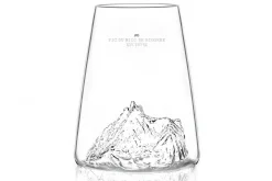 Verre à spiritueux long Alaskan Maker Topographic Pic du midi de Bigorre en verre cristallin