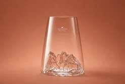 Verre à spiritueux long Alaskan Maker Topographic Sassolungo en verre cristallin