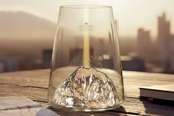 Verre à spiritueux long Alaskan Maker Topographic Watzmann en verre cristallin